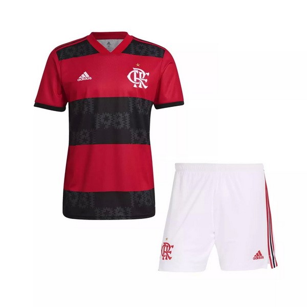 Trikot Flamengo Heim Kinder 2021-22 Rote Fussballtrikots Günstig